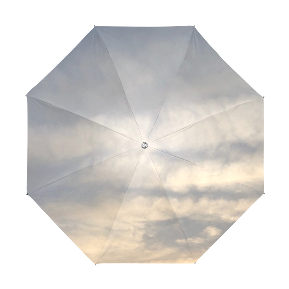 Rippled Cloud Collection Anti-UV Foldable Umbrella (U08)