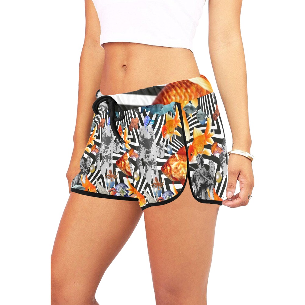 POINT OF ENTRY 2 Women's All Over Print Relaxed Shorts (Model L19)