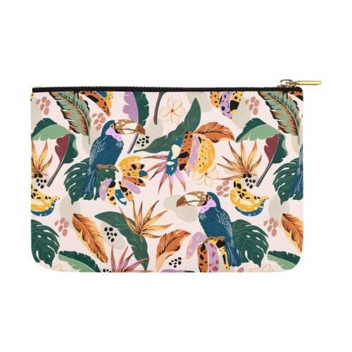 Toucans in wild tropical nature Carry-All Pouch 12.5''x8.5''