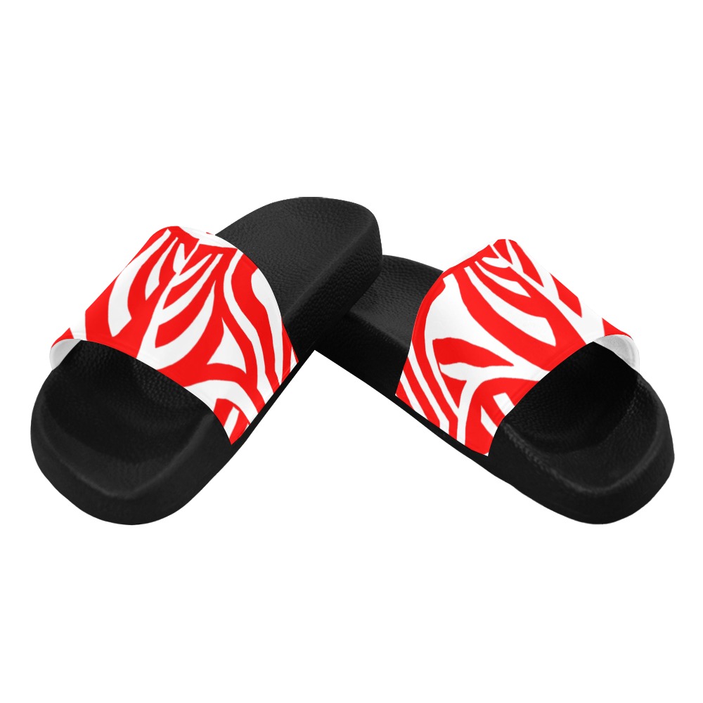 aaa red b Men's Slide Sandals (Model 057)