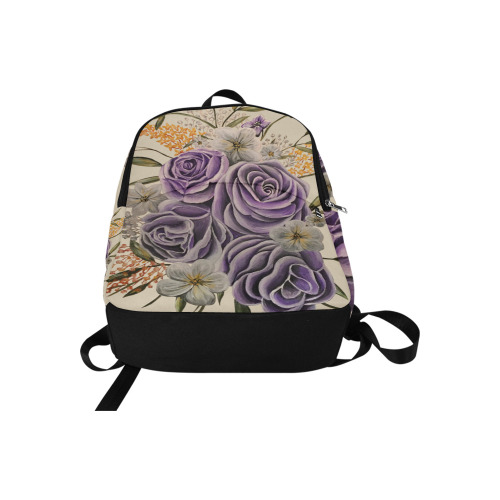 Purple Beauty Fabric Backpack for Adult (Model 1659)