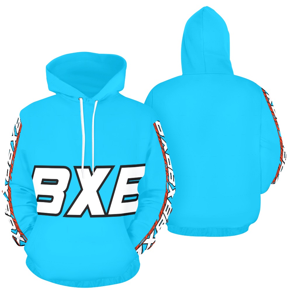 BXB BLUE DEVIL HOODIE All Over Print Hoodie for Men (USA Size) (Model H13)