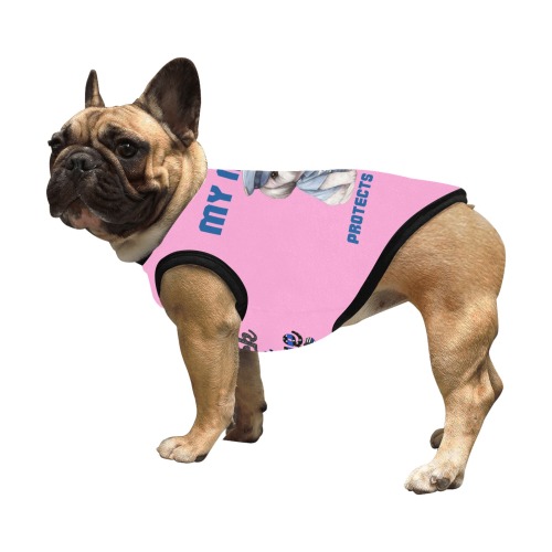 Police Shih Tzu My Mom Protects And Serves (P) All Over Print Pet Tank Top