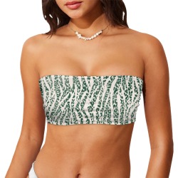 003-WILD SKIN ANIMAL Chest Wrap Bikini Top (Model S36)