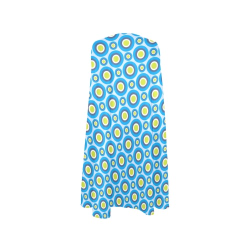 Cute Colorful Little Dots Sleeveless A-Line Pocket Dress (Model D57)