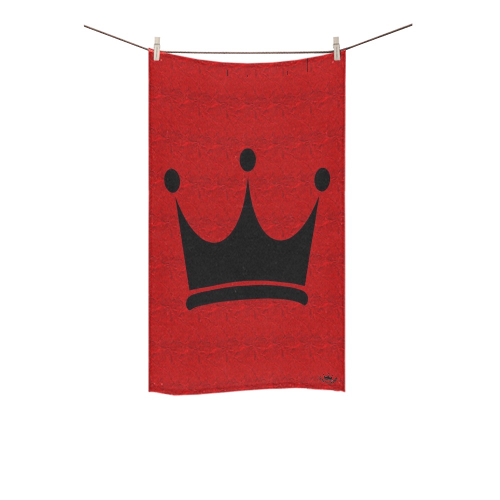 Jaxs n crown print Custom Towel 16"x28"