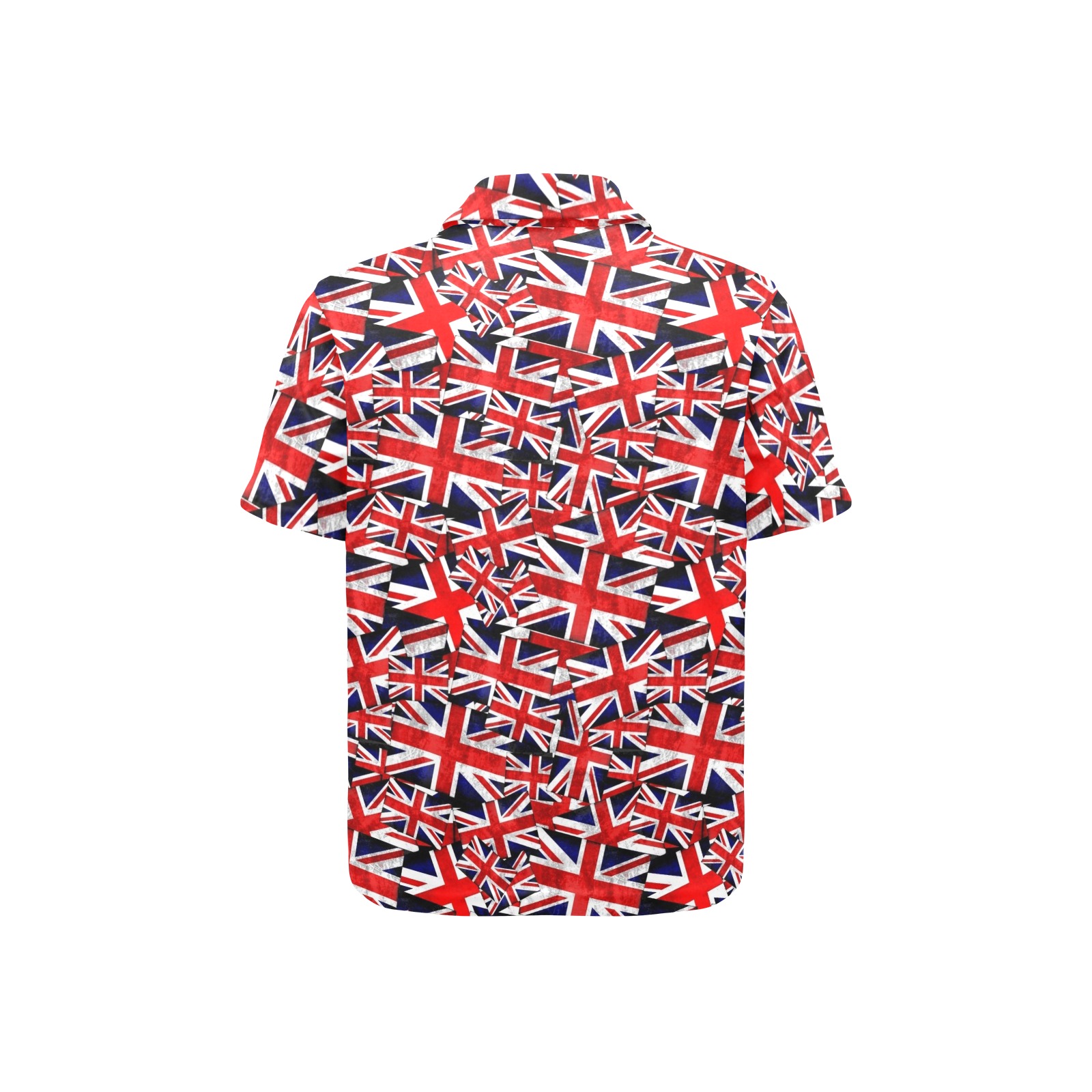 Union Jack British Flag Little Girls' All Over Print Polo Shirt (Model T55)