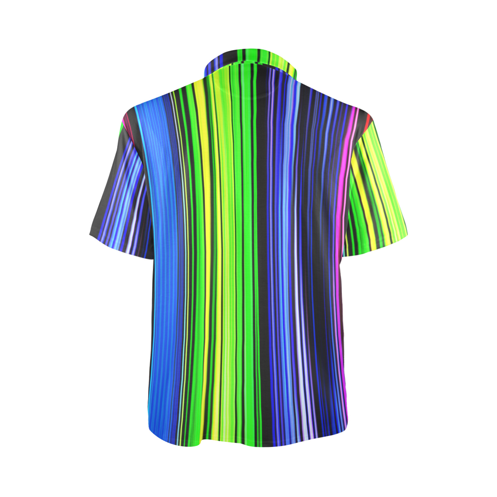 A Rainbow Of Stripes Men's All Over Print Polo Shirt (Model T55)