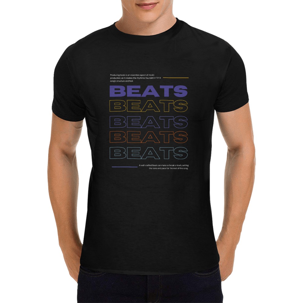 Beat Men's T-Shirt in USA Size (Front Printing Only)