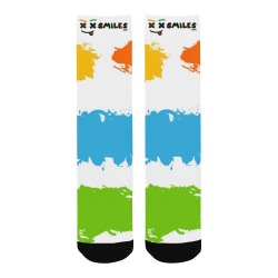 XXsmiles Splash Socks Men's Custom Socks