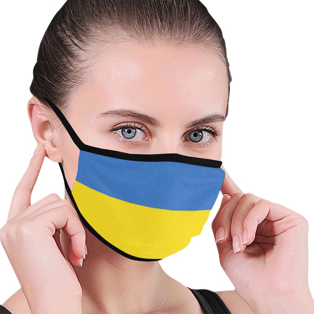 Ukraine Flag Mouth Mask