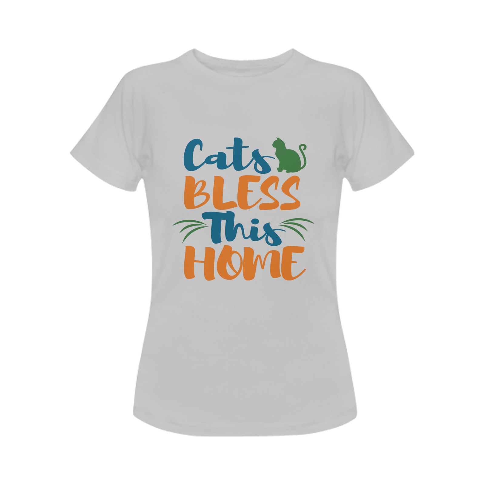 Cats Blessings Women's T-Shirt in USA Size (Front Printing Only)
