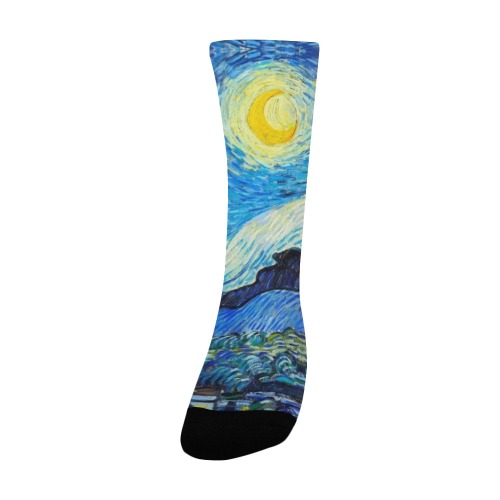 Starry Night Custom Socks for Women