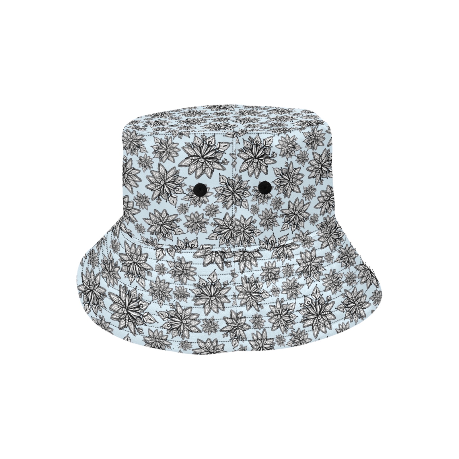Creekside Floret - baby blue Unisex Summer Bucket Hat