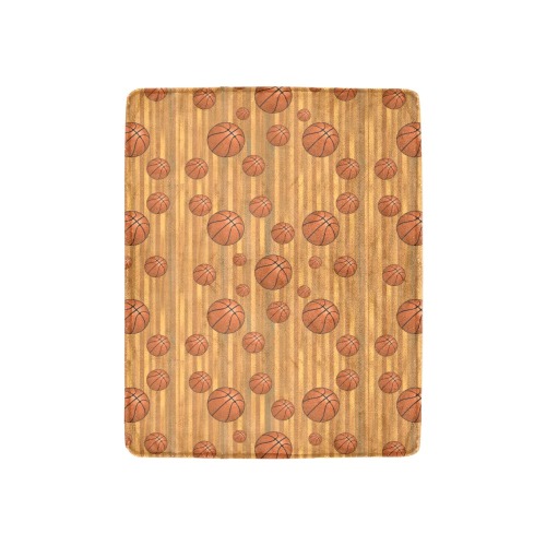 Basketball Court and Basketballs