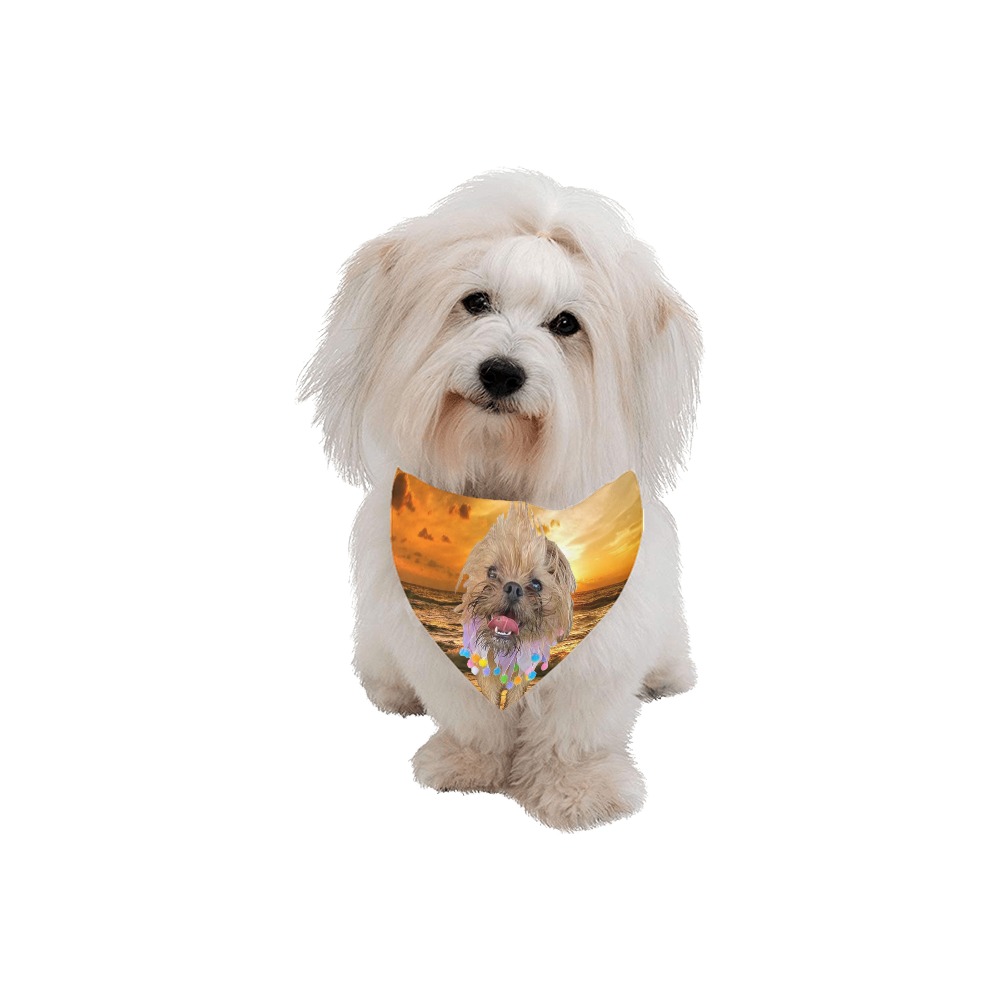 Mika_01 Pet Dog Bandana/Large Size