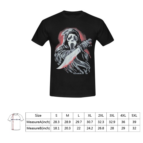 SCARY Men's T-Shirt in USA Size (Front Printing Only)