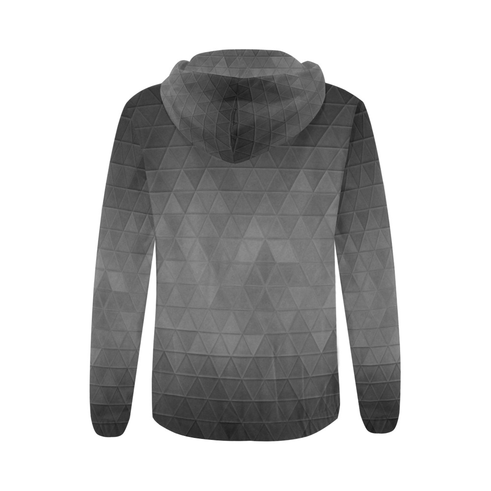 mosaic triangle 15 All Over Print Full Zip Hoodie for Women (Model H14)