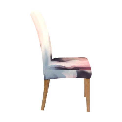 Digital liquid painting 23 Chair Cover (Pack of 4)