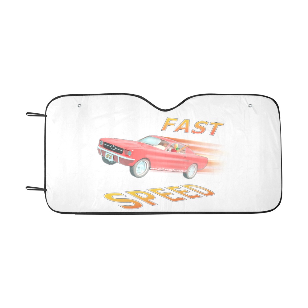Fast and Speed 01 Car Sun Shade 55"x30"