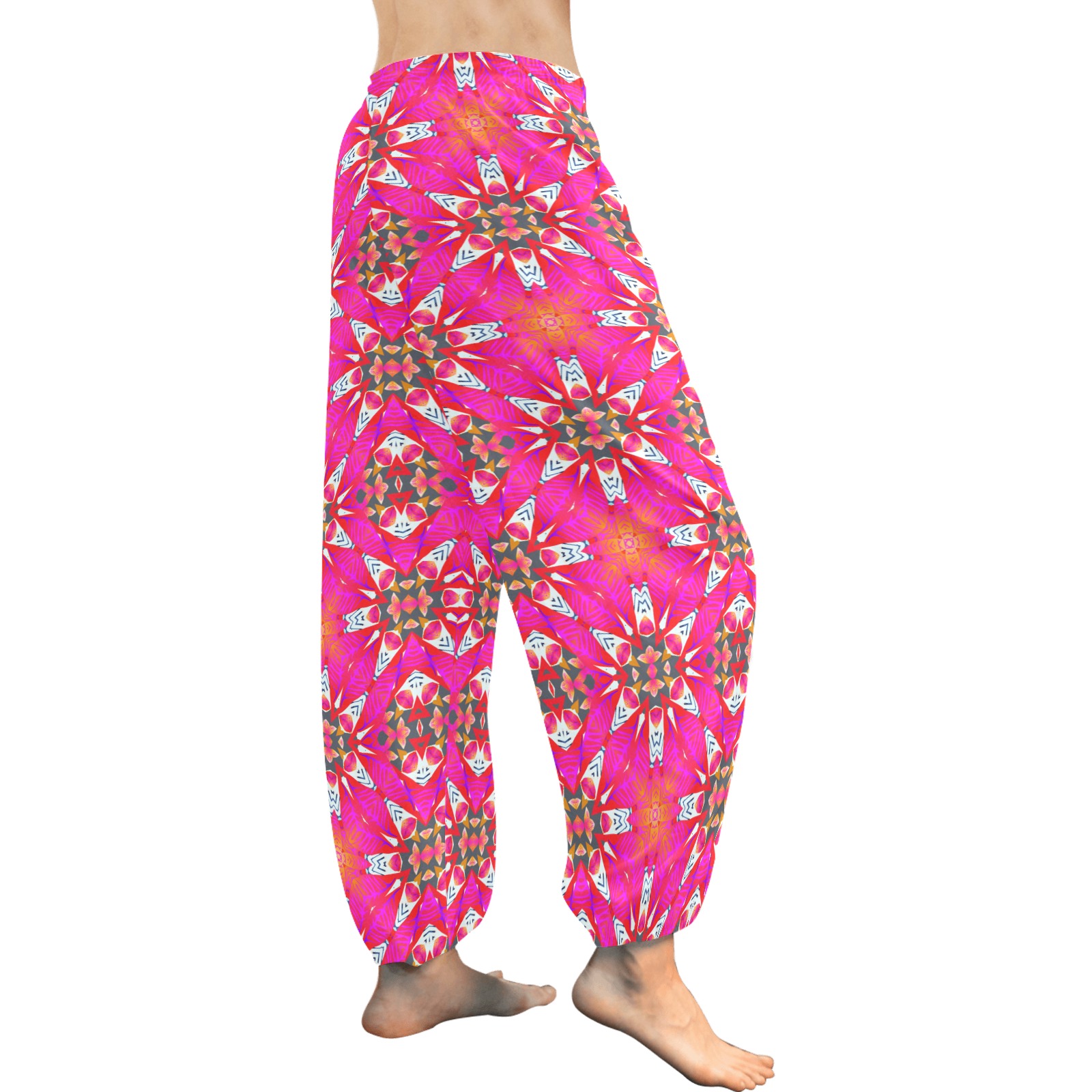 flower wonder 1 Women's All Over Print Harem Pants (Model L18)