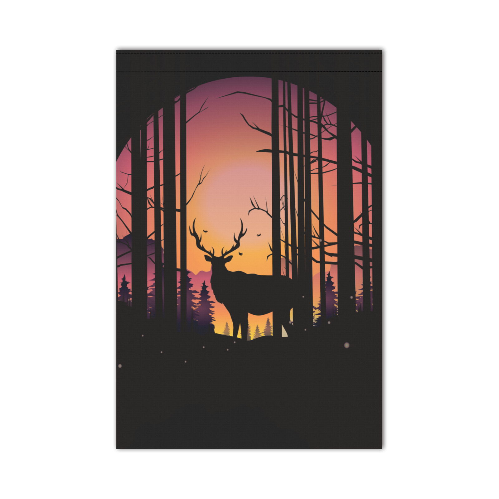 Elks Journey Garden Flag 12‘’x18‘’(Twin Sides)