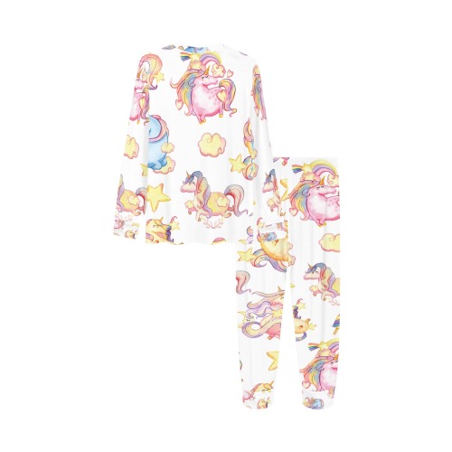 Funny Colorful Unicorns Kids' All Over Print Pajama Set