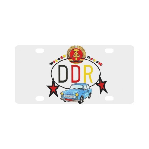 Wild DDR by Nico Bielow Classic License Plate