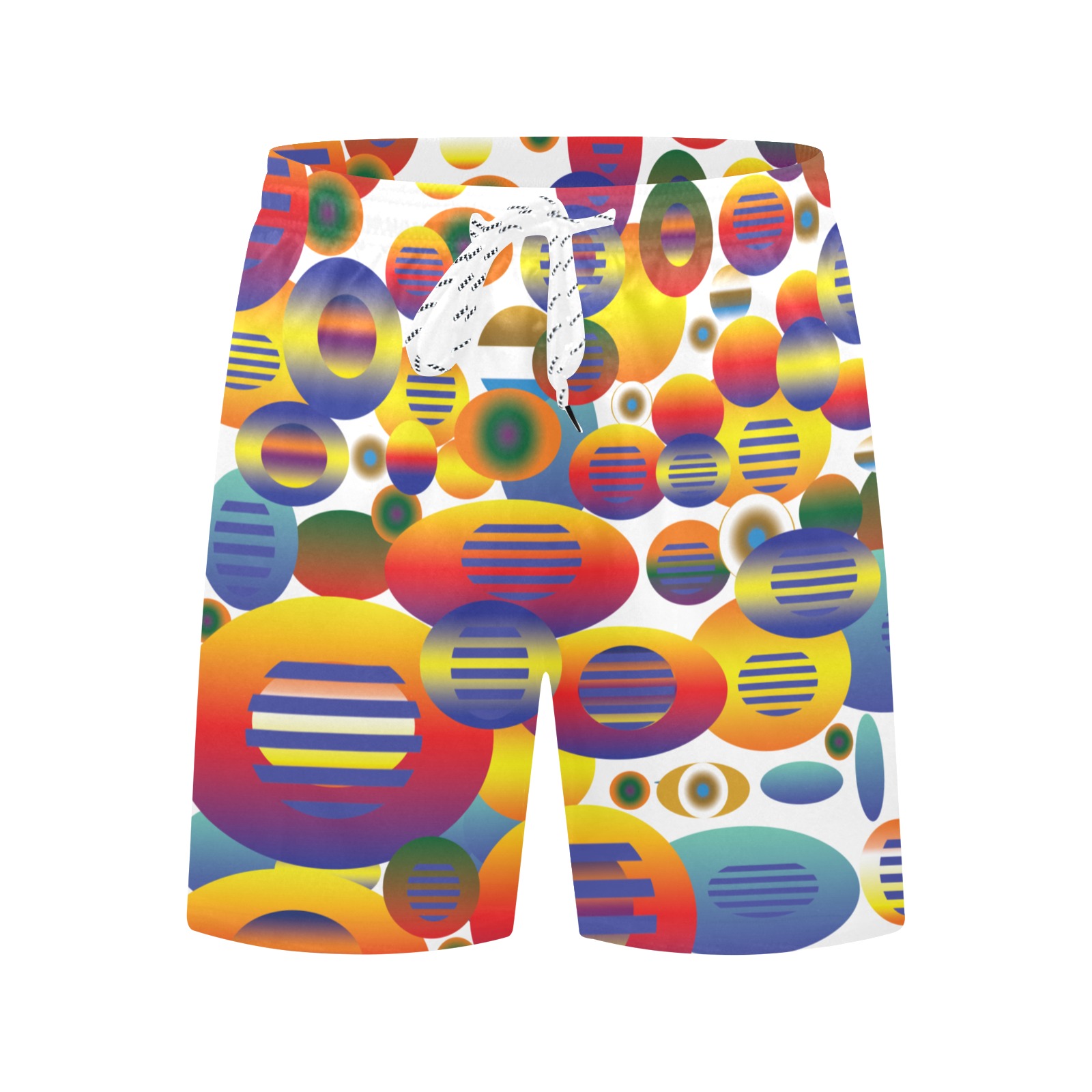 closed balls Men's Mid-Length Beach Shorts (Model L51)
