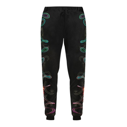 Self Poitrait Jogger Sweats Unisex All Over Print Sweatpants (Model L11)