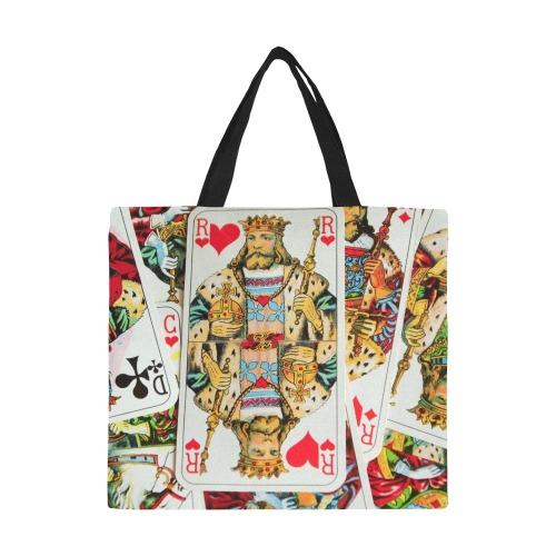 KINGS All Over Print Canvas Tote Bag/Large (Model 1699)