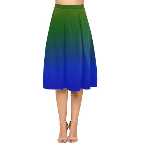 grbl Mnemosyne Women's Crepe Skirt (Model D16)