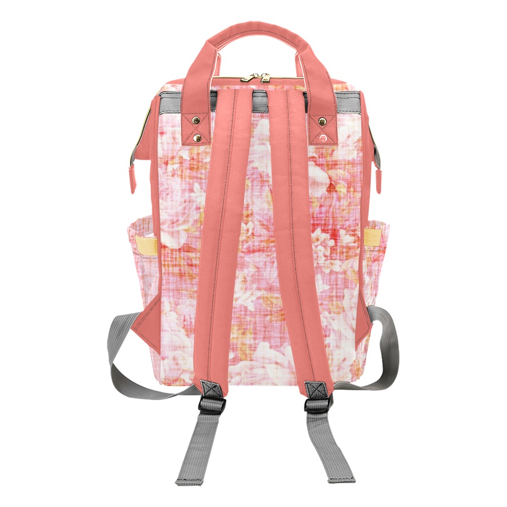 BlossomBlushBackpack Multi-Function Diaper Backpack/Diaper Bag (Model 1688)