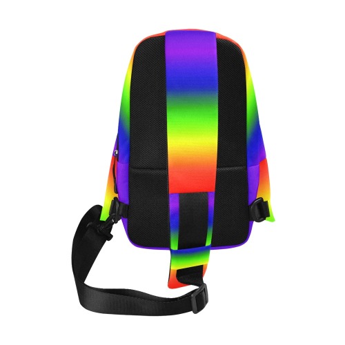 rainbow side Chest Bag (Model 1678)