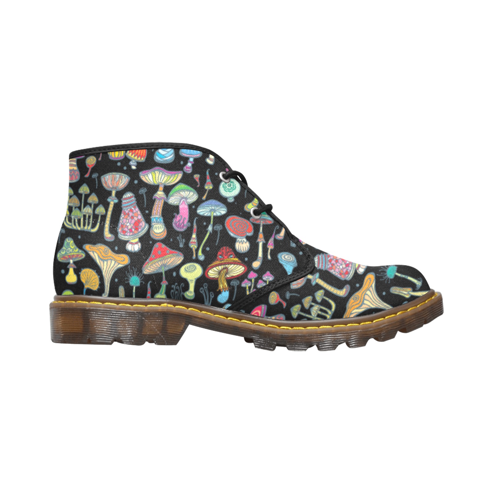 Shroomed Out Men's Canvas Chukka Boots (Model 2402-1)