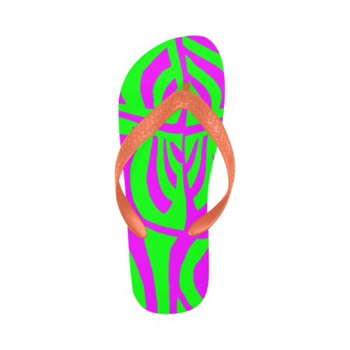 aaa green p Flip Flops for Men/Women (Model 040)