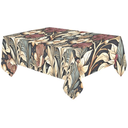 Fabulous Florals 6 Cotton Linen Tablecloth 60"x120"