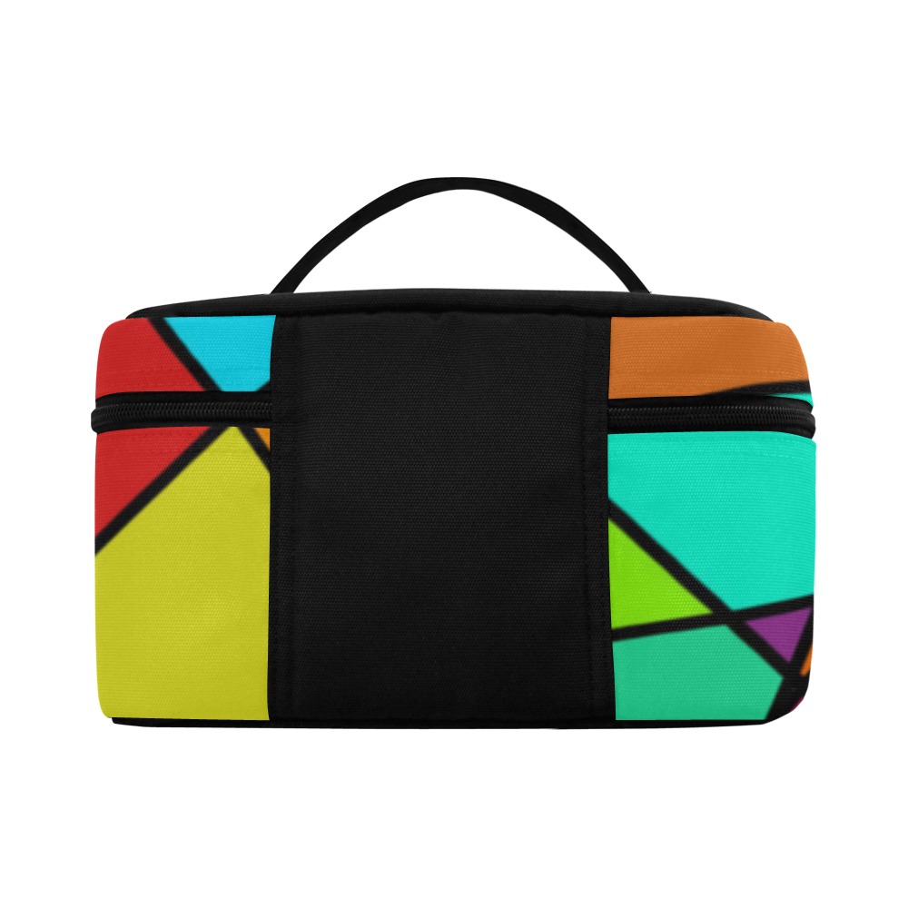 fractured glass Cosmetic Bag/Large (Model 1658)