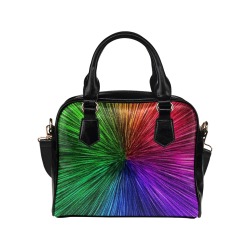 Neon Circle Shoulder Handbag (Model 1634)