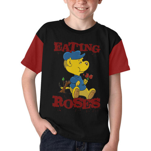 Ferald Eating Roses Kids' All Over Print T-shirt (Model T65)