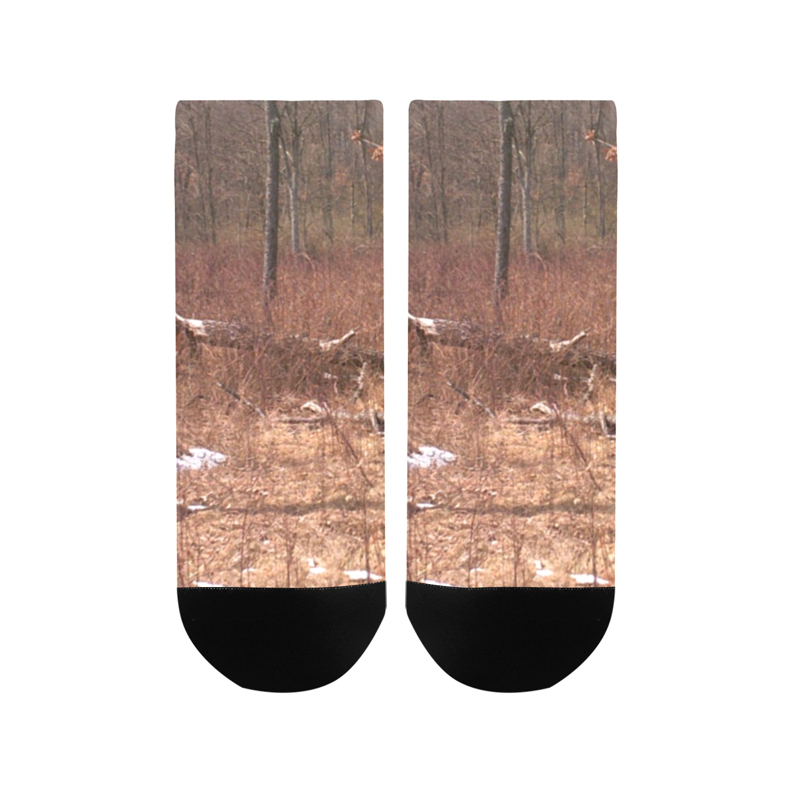 Falling tree in the woods Women's Ankle Socks