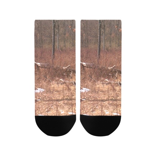 Falling tree in the woods Women's Ankle Socks