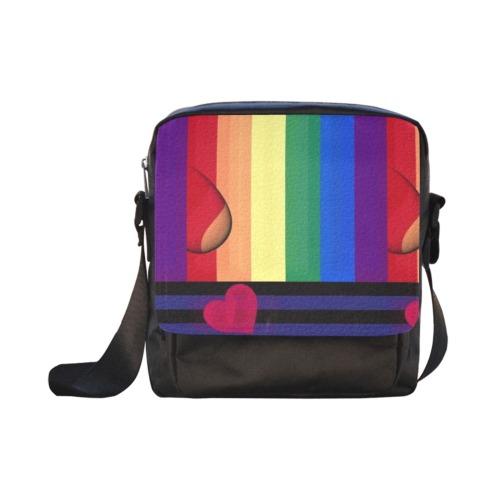 Love Pride by Nico Bielow Crossbody Nylon Bags (Model 1633)