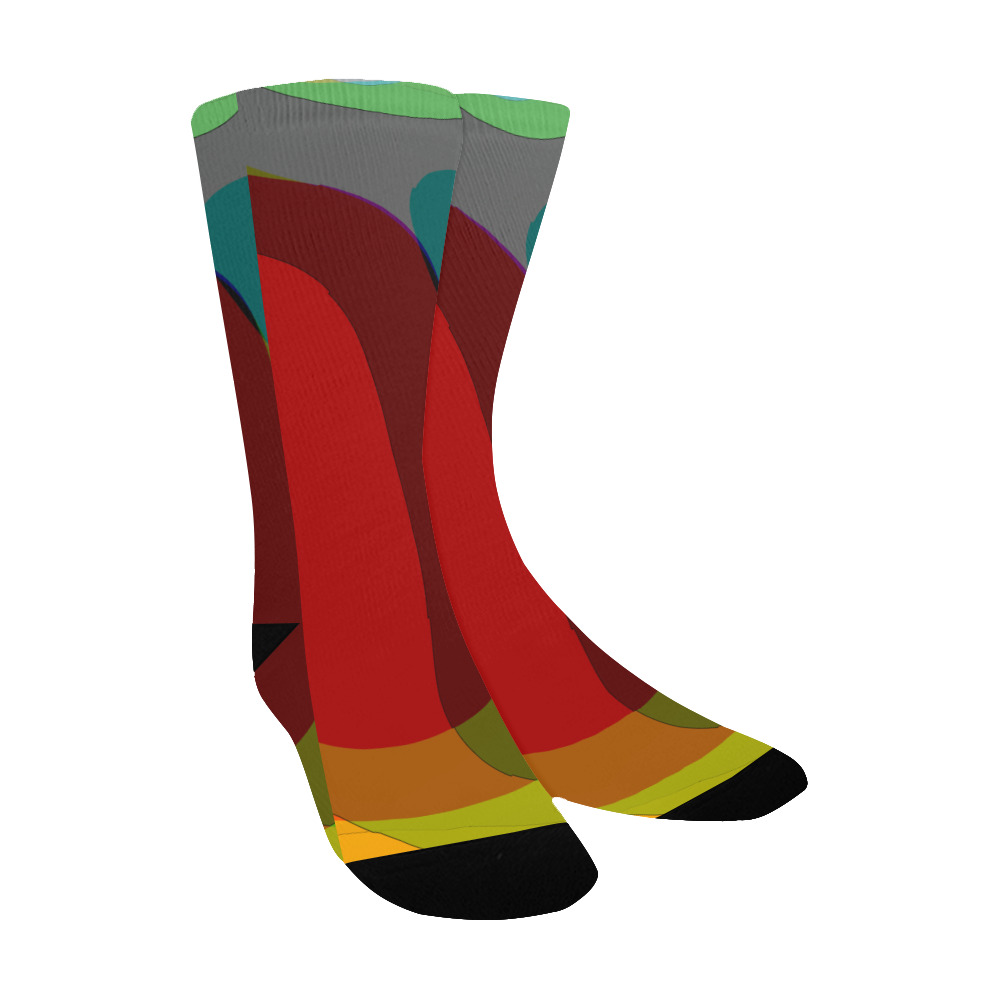 Colorful Abstract 118 Kids' Custom Socks