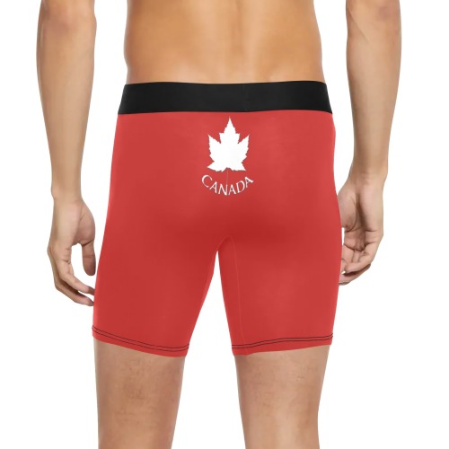 Canada Souvenir Underwear Men's Long Leg Boxer Briefs (Model L67)