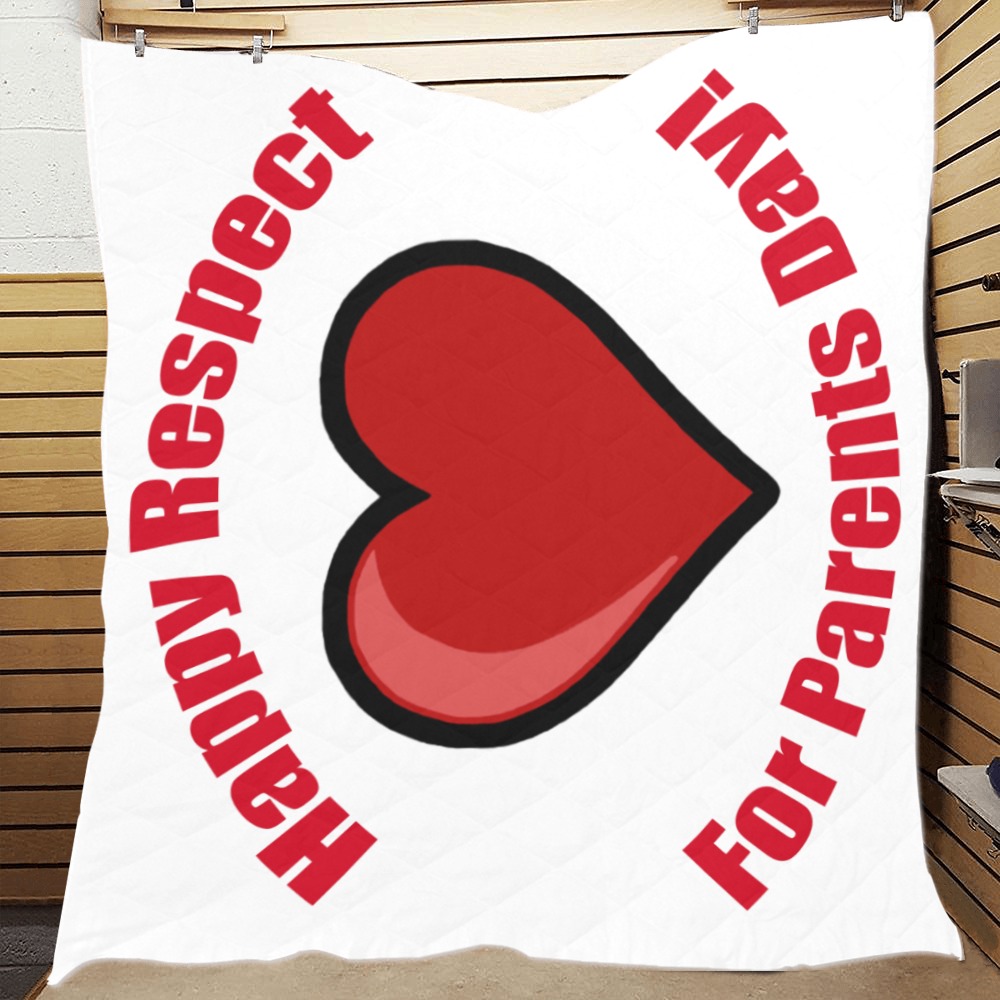 Happy Respect for Parents Day! Quilt 70"x80"