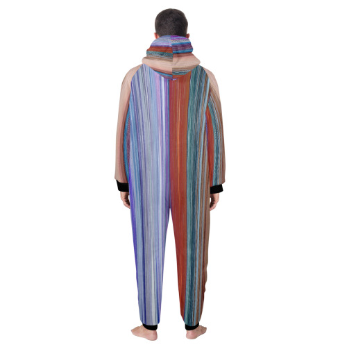Altered Colours 1537 Unisex One-Piece Zip Up Hooded Pajamas