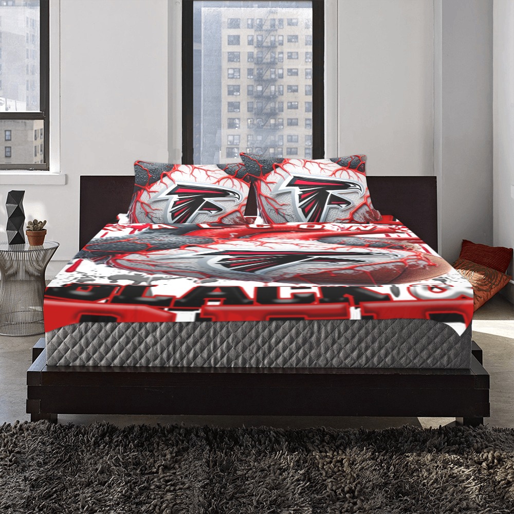 Atlanta Falcons Bed set 3-Piece Bedding Set