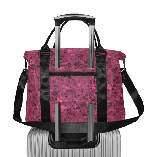 Dark hot pink Large Capacity Duffle Bag (Model 1715)