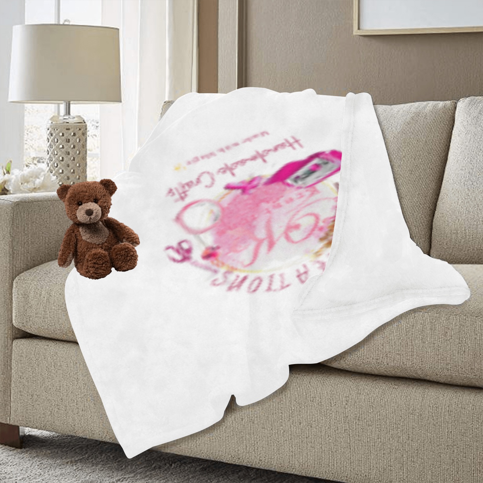 throw Ultra-Soft Micro Fleece Blanket 50"x60" (Thick)